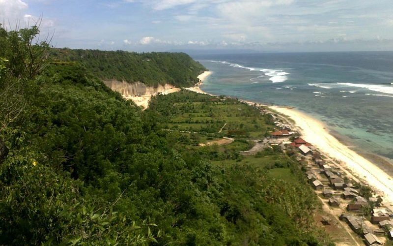 Tebing Bali indah real estate untuk dijual di lokasi terbaik Pandawa 3