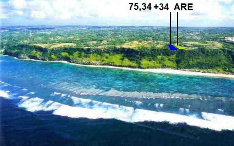 Tebing Bali indah real estate untuk dijual di lokasi terbaik Pandawa 1