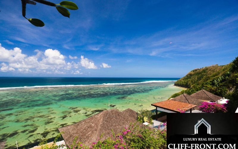 Properti Bali yang indah untuk dijual di Vila pinggir tebing di Nusa Dua dengan lokasi terbaik 1